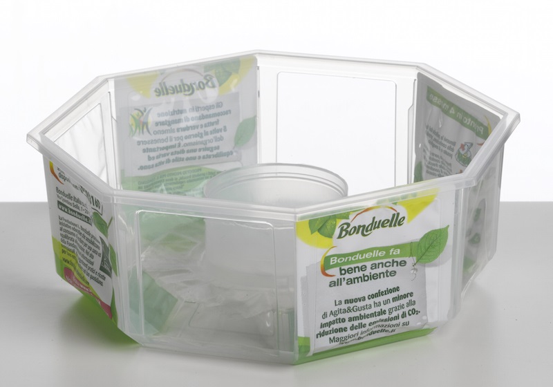 Skinny Pack - salad container - sealable and suitable for MAP packaging